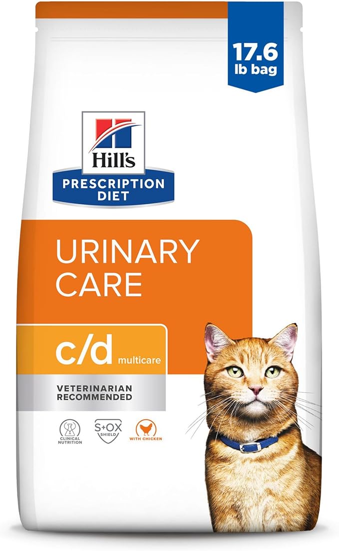 Hill's Prescription Diet Metabolic Weight Management Chicken Flavor Dry Cat Food, Veterinary Diet, 17.6 lb. Bag